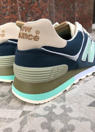 Жіночі класичні кросівки сиього кольору new balance сезон весна-літо4 фото