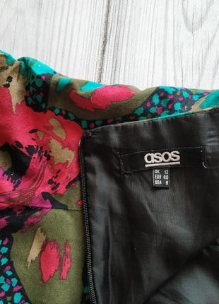 С-м asos сарафан, плаття, бандо, бюст'є,квітковий принт4 фото