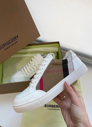 Кеды в стиле burberry ⚜️люкс1 фото