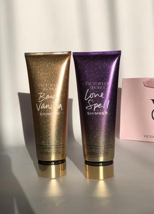 Лосьон с шиммером victoria’s secret love spell bare vanilla pure seduction velvet petals