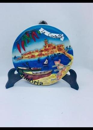 Сувенирная тарелки калабрия италия