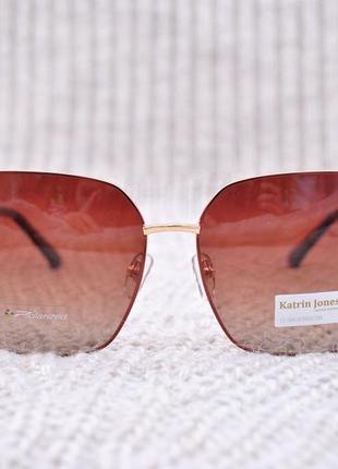 Фирменные большие очки  katrin jones polarized новинка2 фото