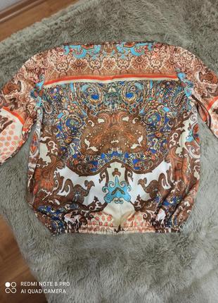 Шикарная блуза в стиле роберто колалли3 фото