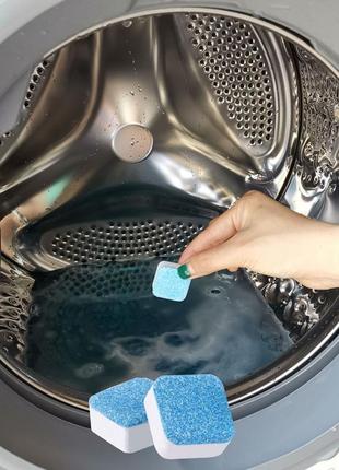 Засіб для чищення пральних машин washing machine cleaner таблетка6 фото