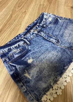 Джинсові шорти, розмір 27-28