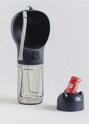 Дорожня, портативна поїлка для собак, пляшка для води