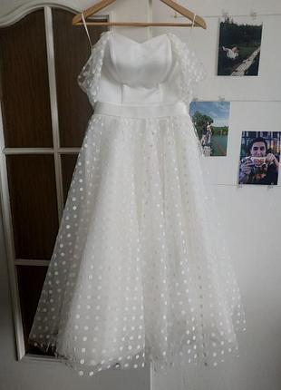 Весильное платье в стиле 50-х