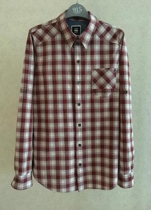 Рубашка в клетку g-star raw