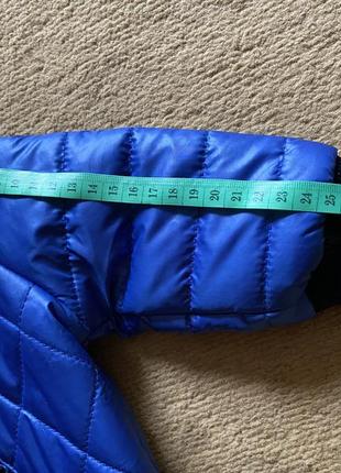 Новая куртка бомбер синяя для мальчика демисезонная 68 размер 4-6 месяцев7 фото