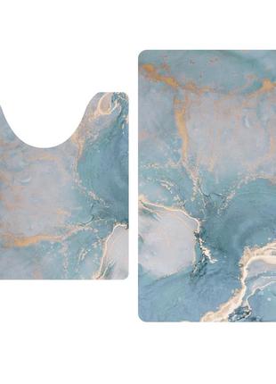 Комплект килимків для ванної та туалету з діатоміту v5 60х90, 50х501 фото