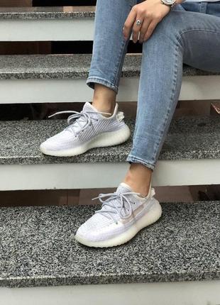 Рефлективные кроссовки adidas yeezy (весна-лето-осень)😍7 фото