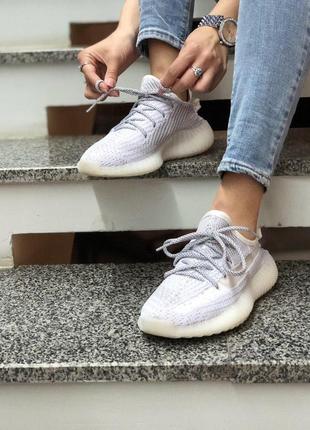 Рефлективные кроссовки adidas yeezy (весна-лето-осень)😍8 фото