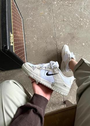 Кросівки жіночі/ чоловічі nike dunk low disrupt 'pale ivory black'