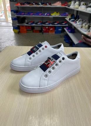 Кроссовки кеды белые Tommy hilfiger