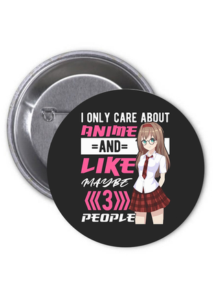 Значок love anime люблю аниме