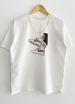 Футболка белая мужская nike