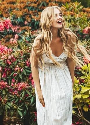 Шикарный сарафан на лето zara