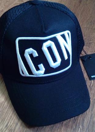 Летняя бейсболка кепка с сеткой тракер dsquared icon