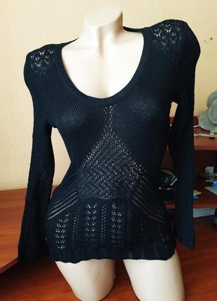 Ажурний пуловер