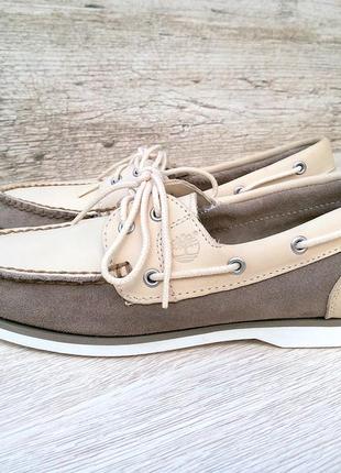 Timberland топсайдеры 100% кожа ( лоферы/мокасины/туфли sperry sebago )4 фото