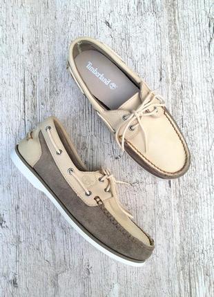 Timberland топсайдеры 100% кожа ( лоферы/мокасины/туфли sperry sebago )1 фото