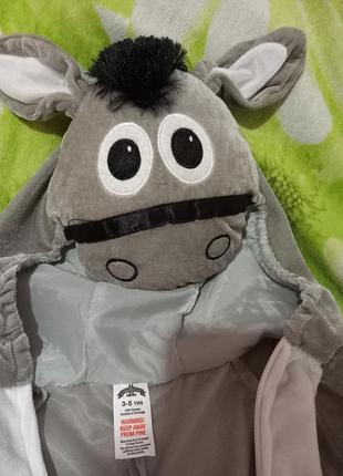 Комбинезон кигуруми ослик на 3-5 лет