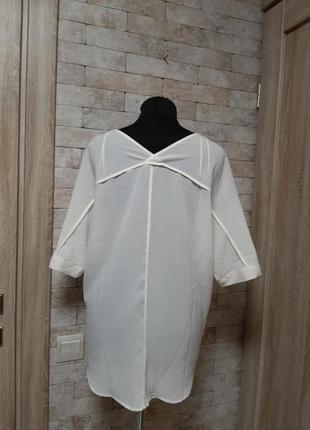 Блуза туника кремового цвета3 фото