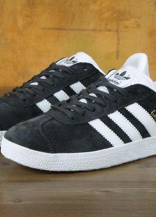 Чоловічі кросівки а-д ad gazelle dark grey/white