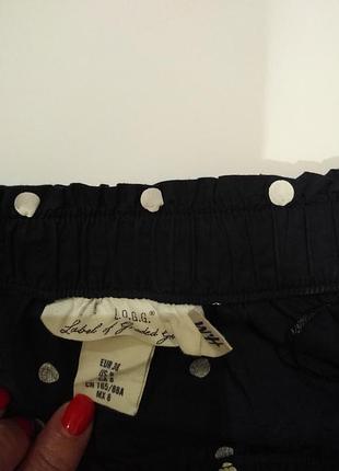 Блуза с открытыми плечами h&amp;m l.o.g.g размер 38 3