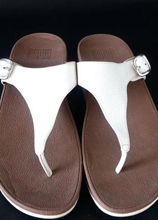 Обувь оригинал из европы шлепанцы вьетнамки fitflop. ортопедические2 фото