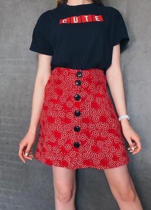 Спідниця mango актуальні гудзички є кишеньки розмір; s сток! № 45