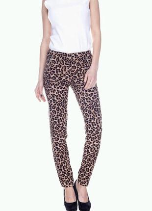 Моднейшее леопардові штани від zara трендові шикарно сидять1 фото