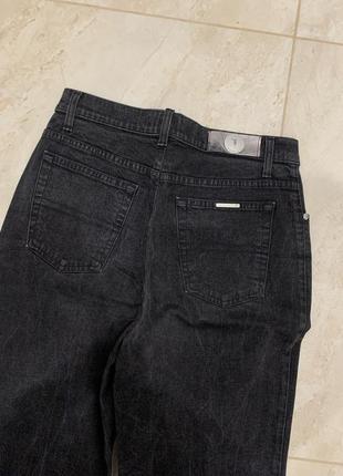 Джинсы брюки trussardi jeans черные винтажные5 фото