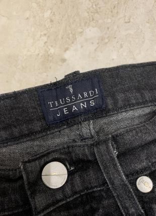 Джинсы брюки trussardi jeans черные винтажные3 фото