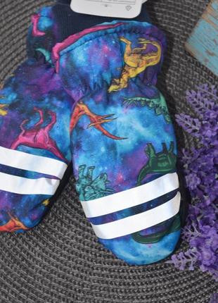 2 - 6 лет фирменные зимние яркие термо варежки краги lc waikiki вайки