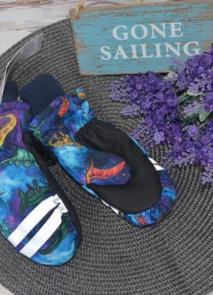 2 - 6 лет фирменные зимние яркие термо варежки краги lc waikiki вайки