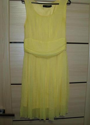 Желтое нарядное платье2 фото
