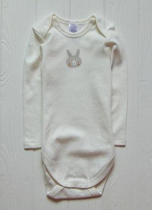 C&a. размер 12 месяцев. новый бодик с длинным рукавом для маленького модника