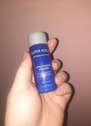 Missha super aqua ultra hyalron emulsion 30ml