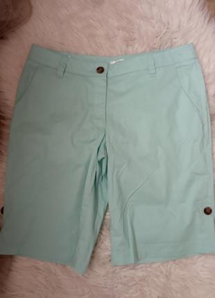 Натуральные шорты, мятная свежесть, хлопок, bpc