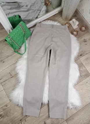Брендовые стильные светлые брюки свободного кроя h&amp;m🤍7 фото