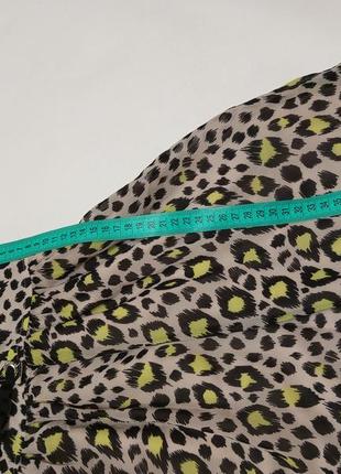 Спідниця з леопардовим принтом і корсетною вставкою4 фото