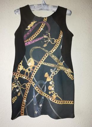 Платье женское в цепочки