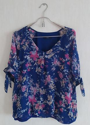 Блузка шикарний принт трикотажная основа