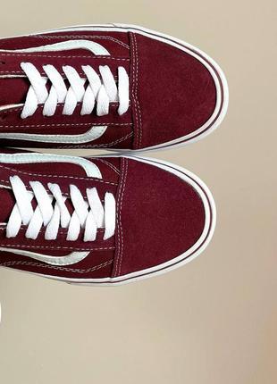 Кроссовки vans old skool red3 фото