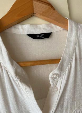 Блуза натуральная, блуза с воланом, стильная блузка3 фото