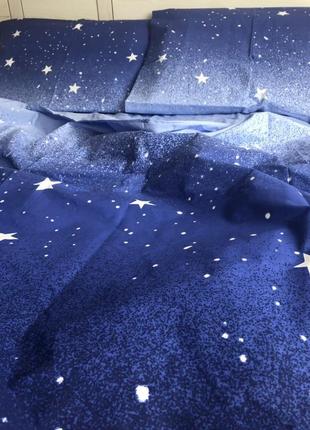 Постельный комплект ночка звезды бязь голд2 фото