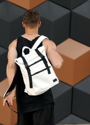 Мужской рюкзак ролл sambag rolltop zard белый