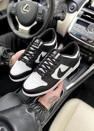 Кроссовки nike sb dunk black датки мужские3 фото