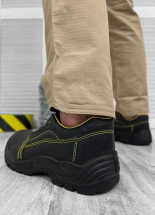 Кроссовки рабочие кожаные с металлическим носком4 фото